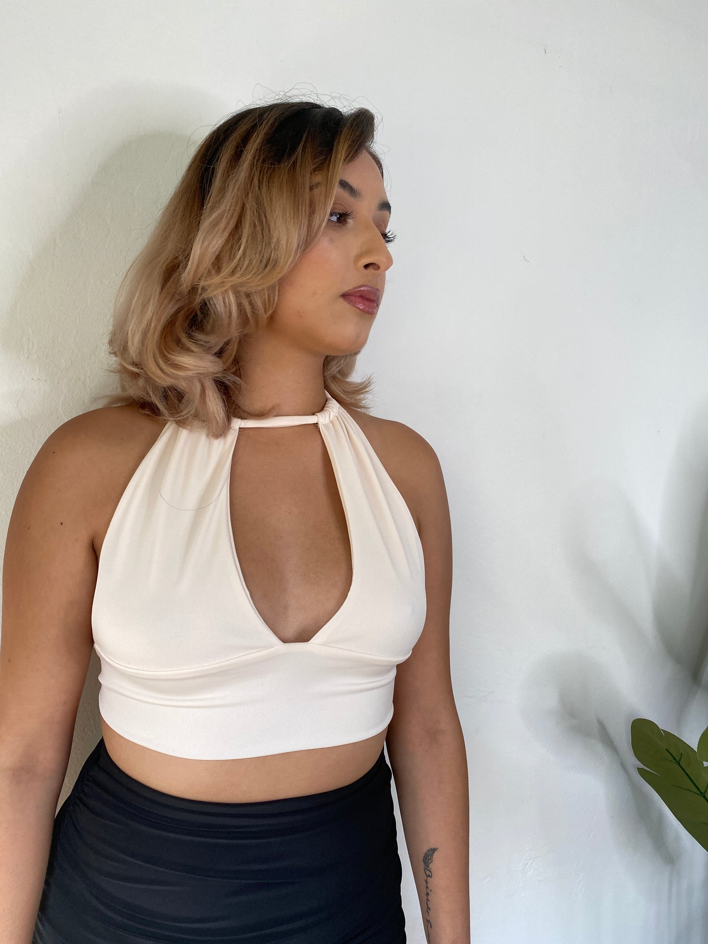 CAPRI HALTER CROP TOP - Samunsboutique