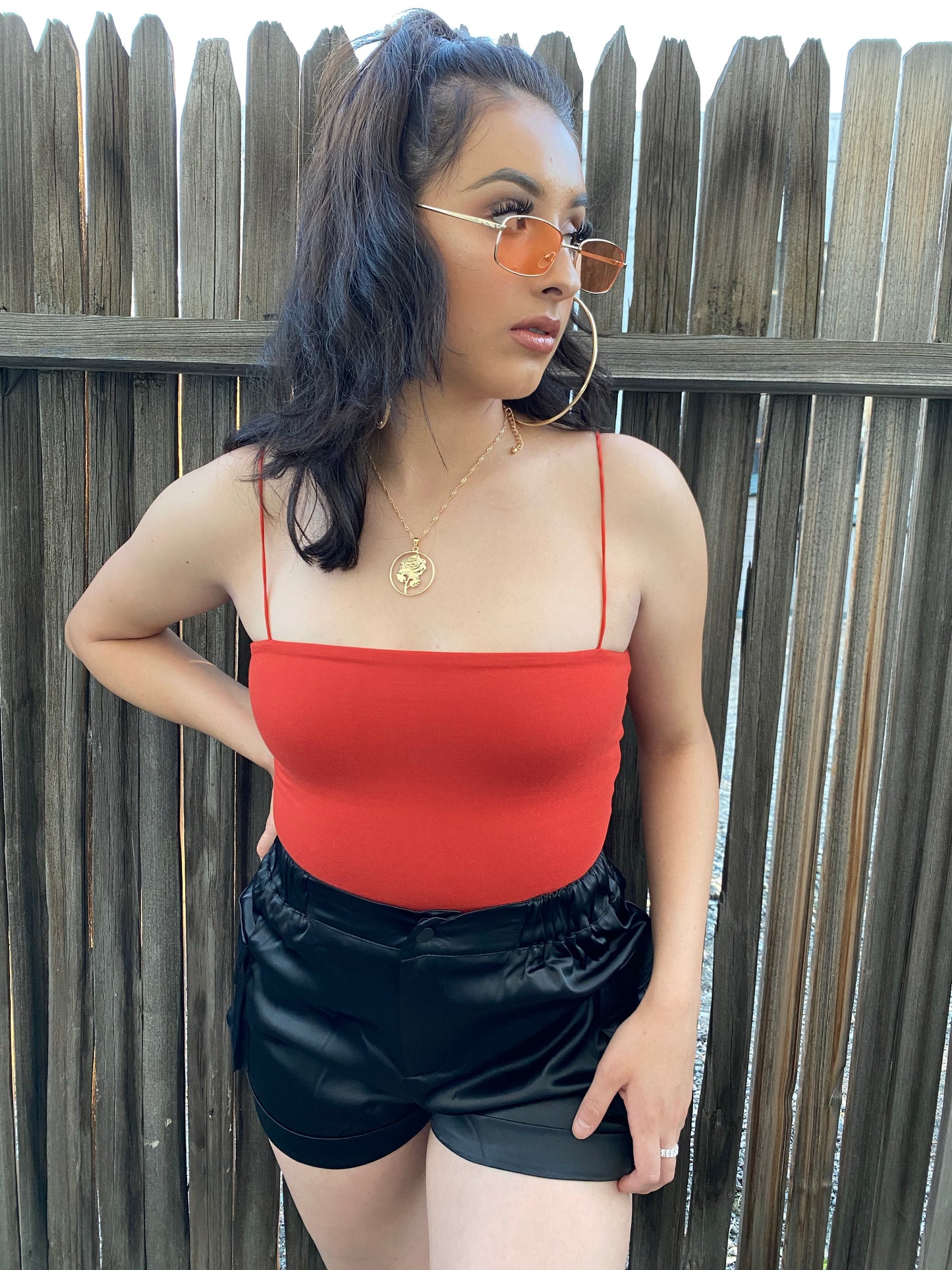 SAKI RUST CROP TOP - Samunsboutique