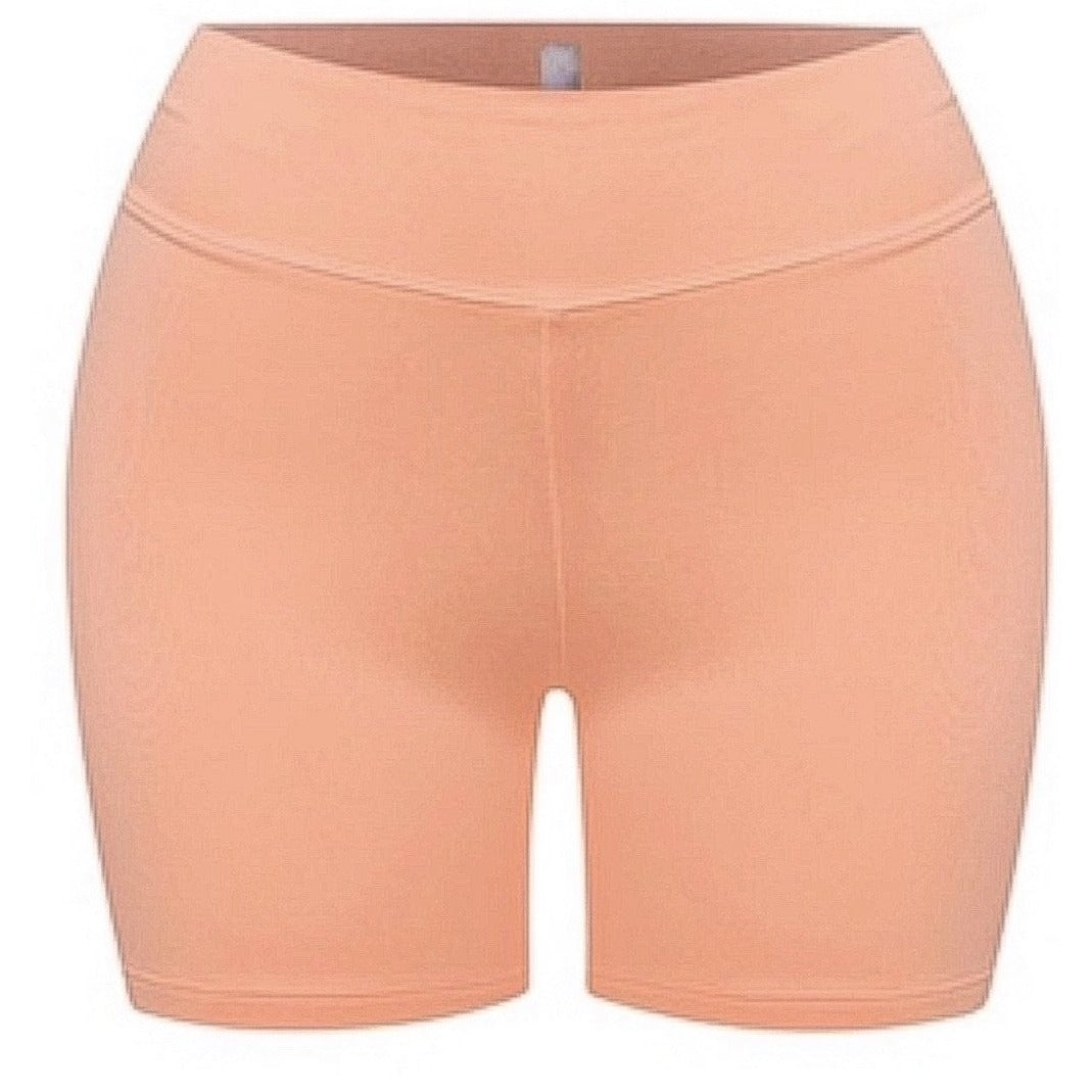 SUCH A SOFTIE CORAL BIKER SHORTS - Samunsboutique