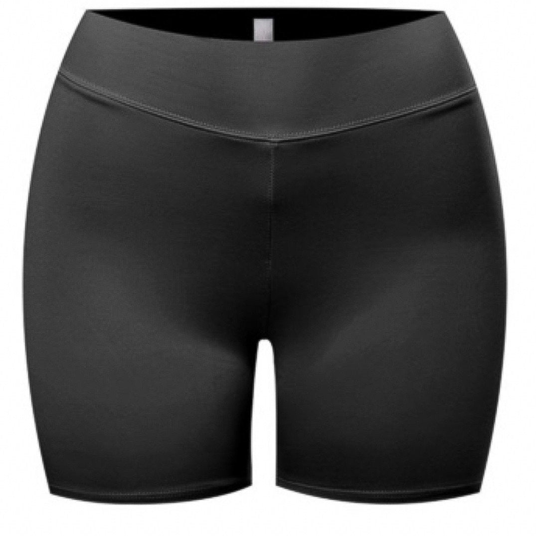 SUCH A SOFTIE BLACK BIKER SHORTS - Samunsboutique
