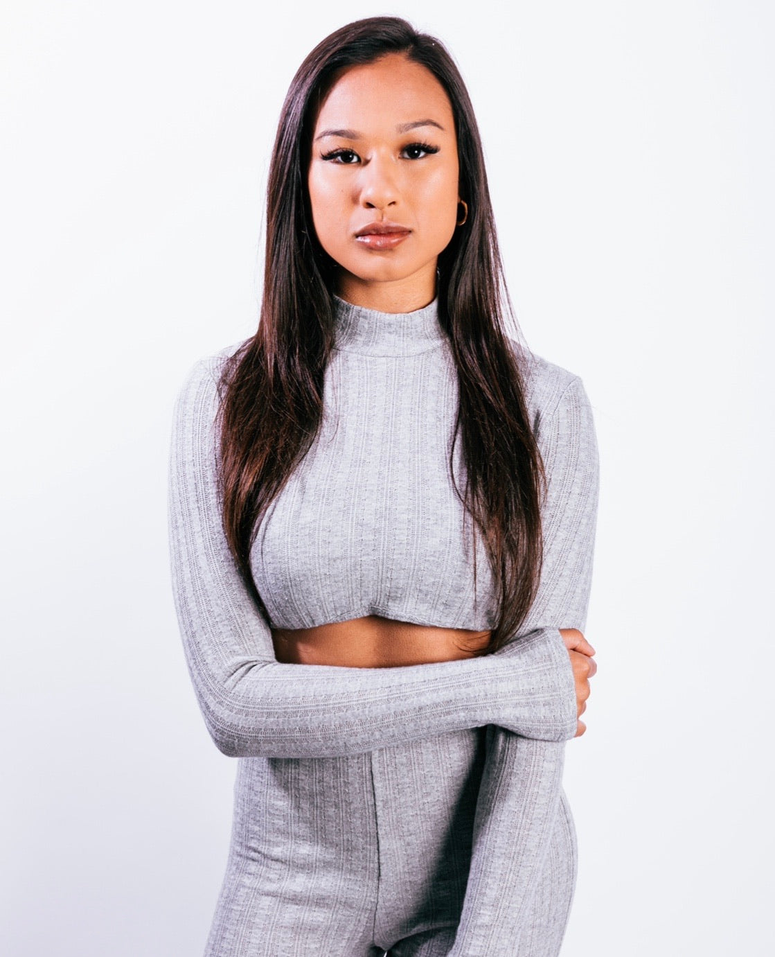 TAP IN CABLE KNIT SET - Samunsboutique