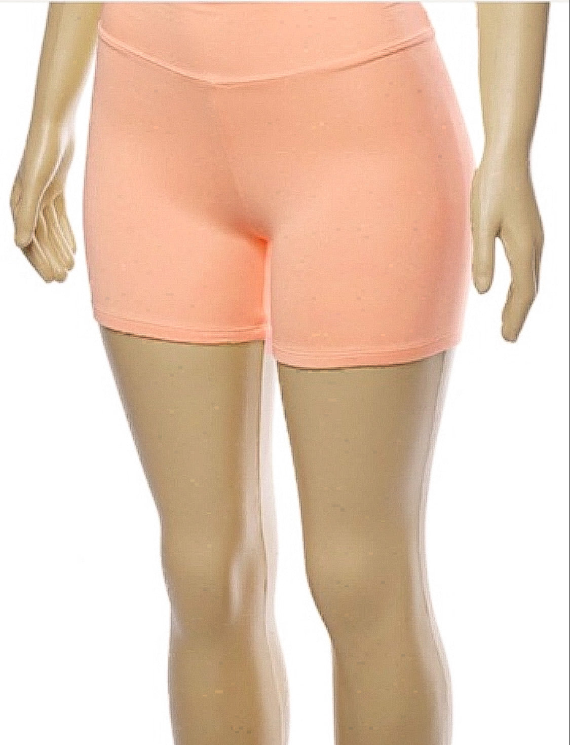 SUCH A SOFTIE CORAL BIKER SHORTS - Samunsboutique