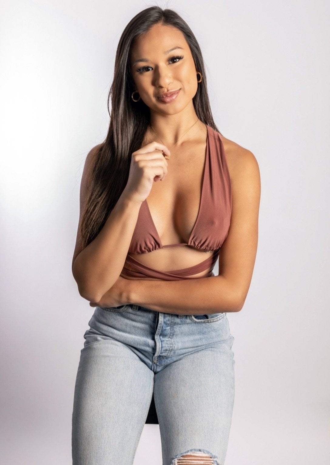 KRISTY CROP TOP - Samunsboutique